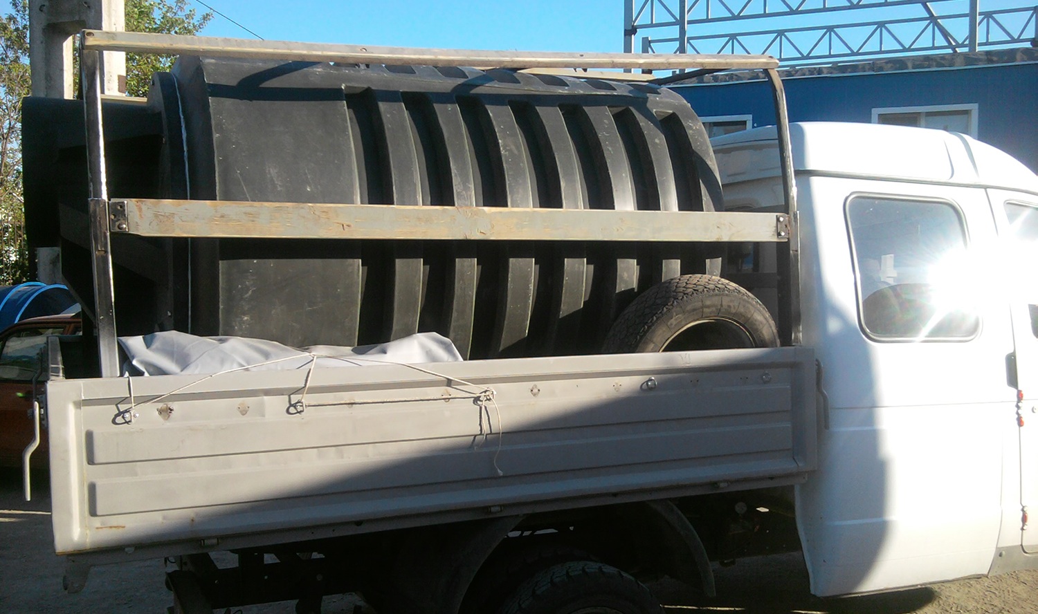 Вертикальные пластиковые накопительные септики