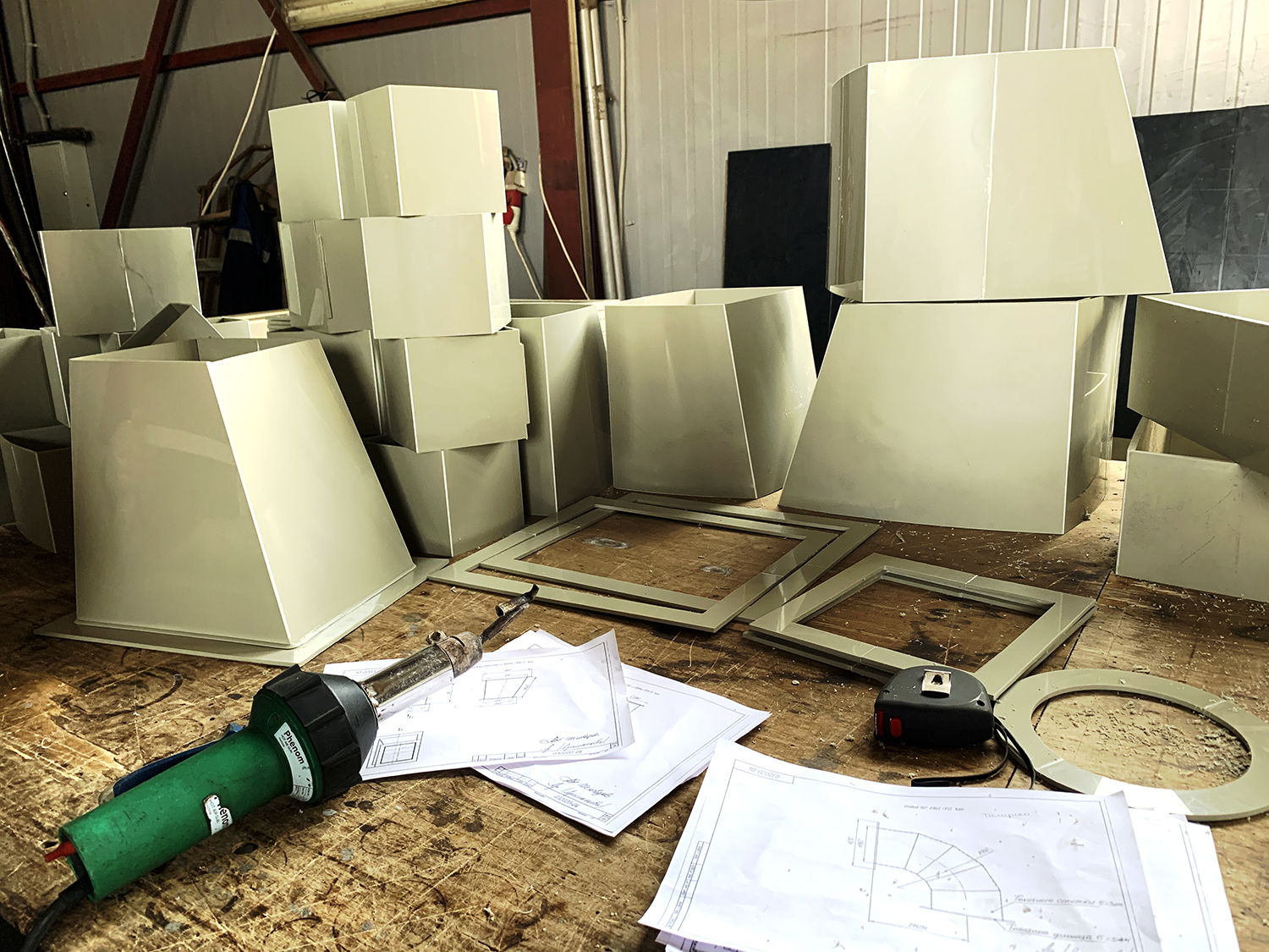  Прямоугольные полипропиленовые воздуховоды 