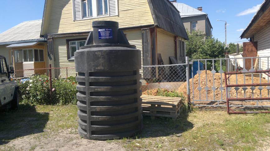 Вертикальные пластиковые накопительные септики