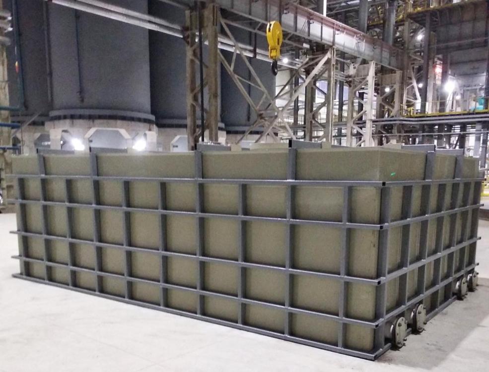 Изготовление емкости из полипропилена на объекте заказчика в Нижнем Новгороде