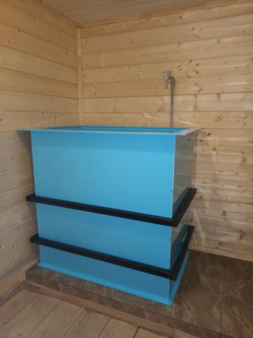 Монтаж пластиковых купелей на объекте заказчика