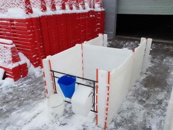 Пластиковые боксы для телят